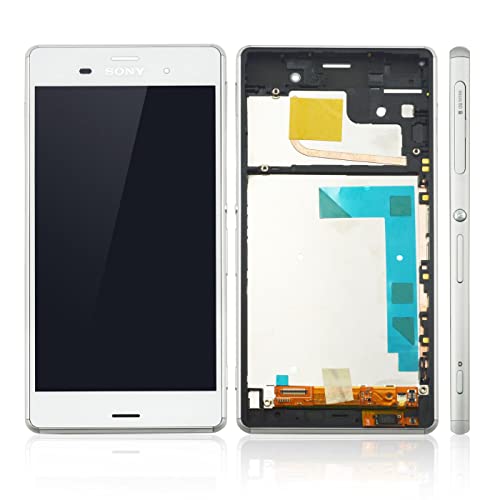 CoreParts Sony Xperia Z3 LCD Screen with digitizer Digitizer with, MSPP70585 (with digitizer Digitizer with Front Frame Assembly White) von CoreParts