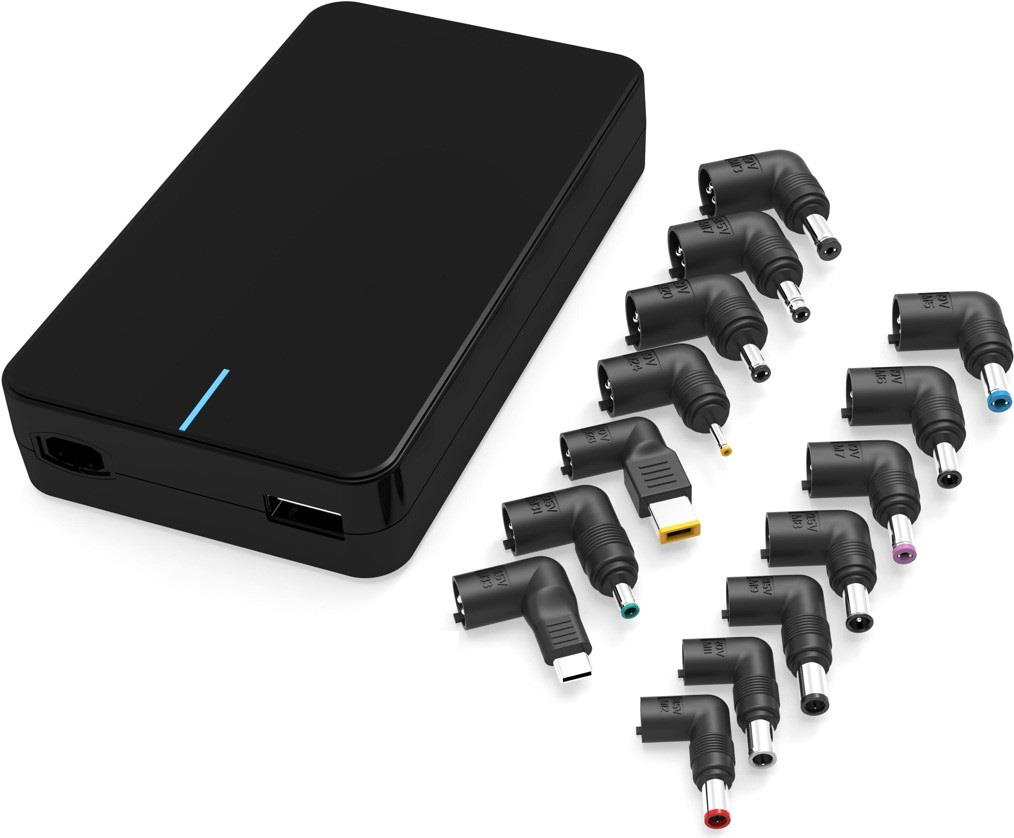 MicroBattery 90W Universal Power Adapter Innenraum 90W Schwarz (MBXUN-90W-AC0001) von CoreParts