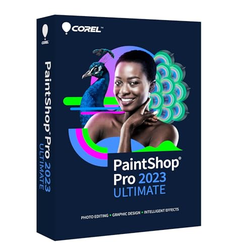 Corel PaintShop Pro 2023 | Photo editing and graphic design software + a creative collection | Features supported by AI | Ultimate | 1 Gerät | 1 Benutzer | PC | Code [Kurier] von Corel