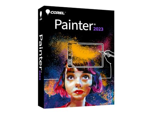 Corel Painter 2023 | Software für digitales Malen | Illustration, Konzept, Foto und bildende Kunst | Unbefristete Lizenz | 1 Gerät | PC/MAC | Code [Kurier] von Corel