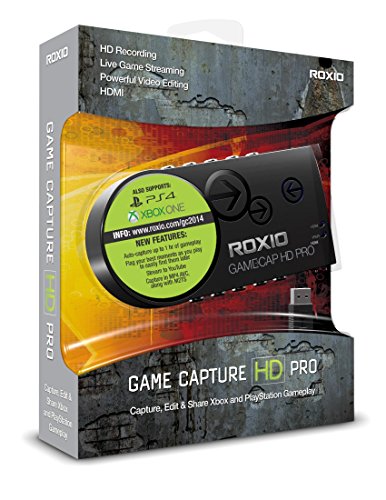 Corel Roxio Game Capture HD Pro USB 2.0 Video-Aufnahme-Gerät - Video-Aufnahme-Geräte (NTSC, 480p,576p,720p,1080i,1080p, AAC,MP3,WAV,WMA, BMP,GIF,JPG,PNG,TIF, AVI,DIVX,MOV,MP4,WMV, AAC,MP3,WAV,WMA) von Corel