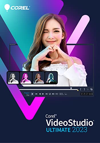 Corel VideoStudio 2023 Ultimate, Videoschnittsoftware, 1 Gerät, Postzustellung von Corel