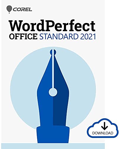 Corel WordPerfect Office Standard | Office-Suite mit Textverarbeitung, Tabellenkalkulationen und Präsentationssoftware | PC | PC Aktivierungscode per Email von Corel