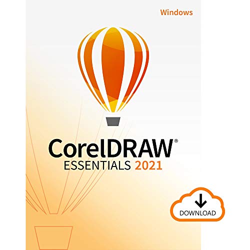 CorelDRAW Essentials 2021 | Grafikdesign-Software für kreative Gestaltungsprojekte im Hobbybereich und privaten Umfeld Illustration Layout und Bildbearbeitung | 1 Gerät | Code [Download] von Corel