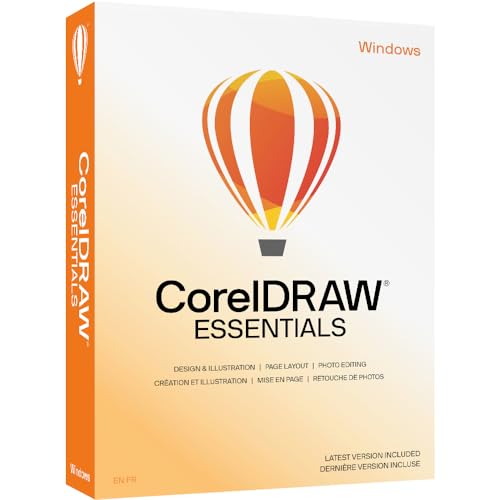 CorelDRAW Essentials 2024 | Graphics Design Software for Occasional Users | Illustration, Layout, and Photo Editing [PC Key Card] von Corel