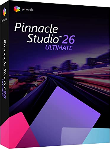 Pinnacle Studio 26 | Videobearbeitungssoftware | Erweiterter Video-Editor auf Profi-Niveau | Ewig | Ultimate | 1 Gerät | 1 Benutzer | PC | Code [Kurier] von Corel