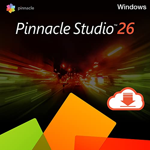 Pinnacle Studio 26 | Videobearbeitungssoftware | Wertvoller Video-Editor | Ewig | Standard | 1 Gerät | 1 Benutzer | PC | PC Aktivierungscode per Email von Corel