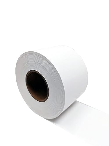 5 Rollen Linerless White 57 mm breit x 65 m lang Kern 40 mm von Coreless