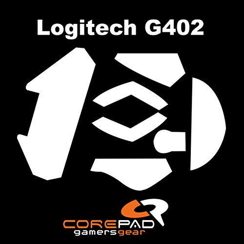 Corepad Skatez PRO 87 Ersatz Mausfüße kompatibel mit Logitech G402 Hyperion Fury von Corepad