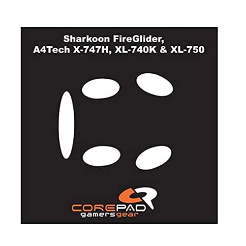 COREPAD Mausfüße für Sharkoon FireGlider / A4Tech von Corepad