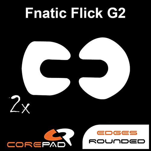 Corepad Skatez PRO 140 Ersatz Mausfüße Replacement Mouse Feet Fnatic Flick G2 / Clutch 2 von Corepad