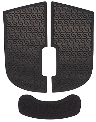 Corepad Soft Grips - Selbstklebende vorgeschnittene Anti-Rutsch Aufkleber für PC Gaming Mäuse (Black, Endgame Gear XM1 / XM1 RGB / XM1r) von Corepad