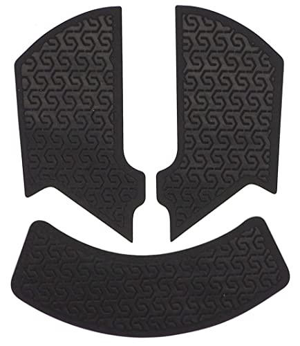 COREPAD Soft Grips - Selbstklebende vorgeschnittene Anti-Rutsch Aufkleber für PC Gaming Mäuse (Black, FinalMouse Starlight-12 Medium) von Corepad