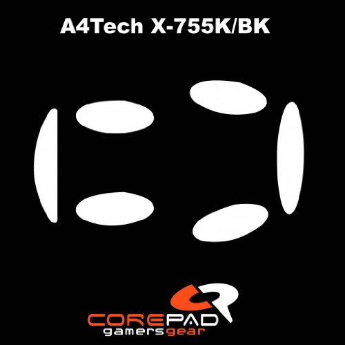 Corepad Mausfüße Skatez Pro 45 A4Tech X-755K - A4Tech X-755BK von Corepad