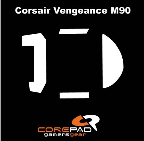 Corepad Mausfüße Skatez Pro 65 Ersatz Mausfüße kompatibel mit Corsair Vengeance M90 von Corepad