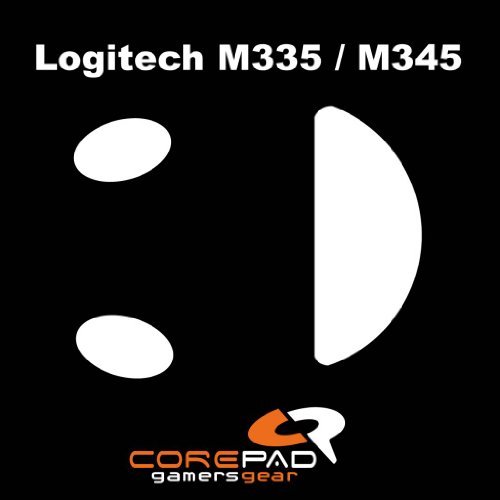 Corepad Mausfüße Skatez Pro 68 Ersatz Mausfüße kompatibel mit Logitech M335 - Logitech M345 von Corepad
