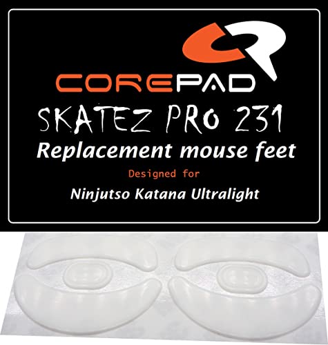 Corepad Skatez Maus Skates Ersatz Mausfüße (Ninjutso Katana Ultralight) von Corepad