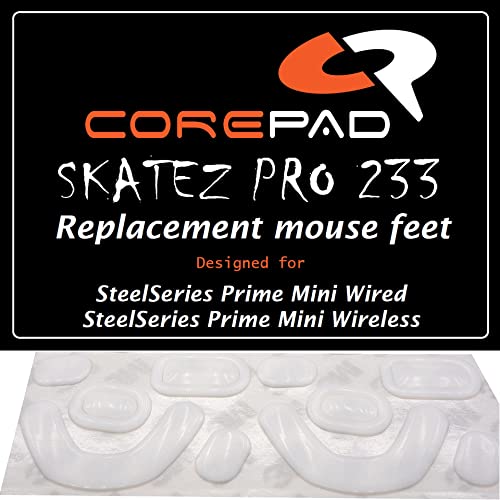 Corepad Skatez Maus Skates Ersatz Mausfüße (SteelSeries Prime Mini Wired/SteelSeries Prime Mini Wireless) von Corepad