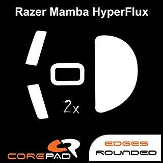 Corepad Skatez PRO 133 Ersatz Mausfüße Replacement Mouse Feet Razer Mamba HyperFlux von Corepad