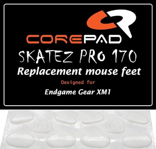 Corepad Skatez - PRO 170 - Endgame Gear XM1 - Ersatz Mausfüße Replacement Mouse Feet von Corepad