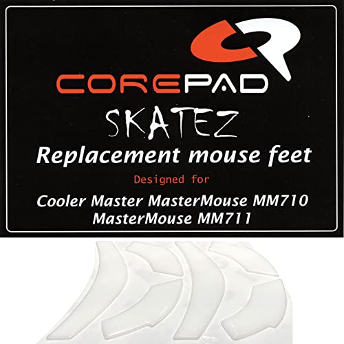 Corepad Skatez PRO 173 Ersatz Mausfüße für Cooler Master MasterMouse MM710 / MasterMouse MM711 von Corepad