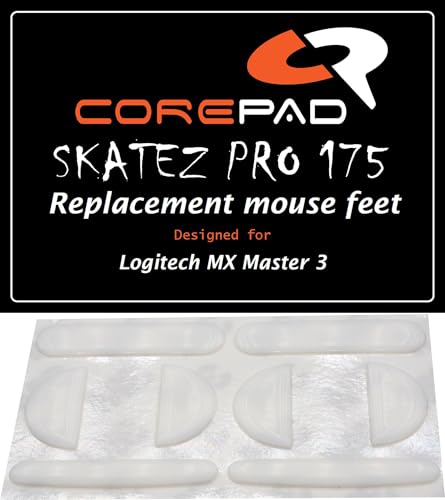Corepad Skatez PRO 175 Ersatz Mausfüße kompatibel mit Logitech MX Master 3 Corepad Skatez PRO 175 Ersatz Mausfüße kompatibel mit Logitech MX Master 3 von Corepad