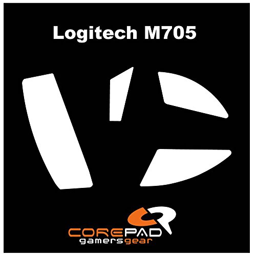 Corepad Skatez PRO 71 - Ersatz Mausfüße kompatibel mit Logitech M705 / MK710 (nur passend für V2) Replacement Mouse Feet Corepad Skatez PRO 71 - Ersatz Mausfüße kompatibel mit Logitech M705 / MK710 (nur passend für V2) Replacement Mouse Feet von Corepad