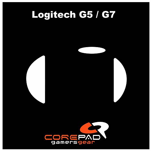 Corepad Skatez PRO 8 Ersatz Mausfüße kompatibel für Logitech G5 / Logitech G7 Corepad Skatez PRO 8 Ersatz Mausfüße kompatibel für Logitech G5 / Logitech G7 von Corepad