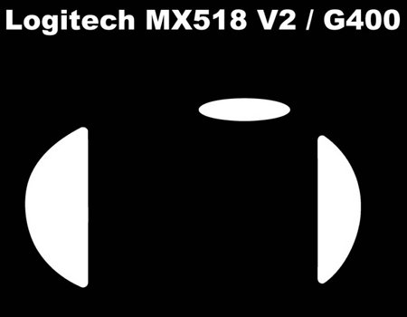 Neu Corepad Skatez Ersatz Maus Füße für Logitech G400 / Mx518(v2) von Corepad