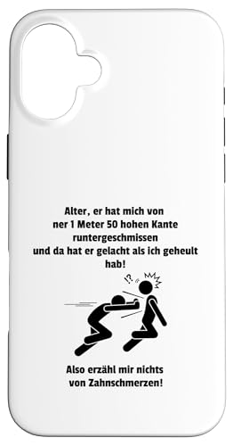 1 Meter 50 hohe Kante Lustiges Meme Hülle für iPhone 16 Plus 1 Meter 50 hohe Kante Lustiges Meme Hülle für iPhone 16 Plus von Corez Memez