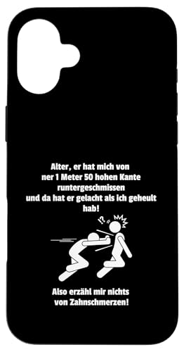 1 Meter 50 hohe Kante Lustiges Meme Hülle für iPhone 16 Plus 1 Meter 50 hohe Kante Lustiges Meme Hülle für iPhone 16 Plus von Corez Memez