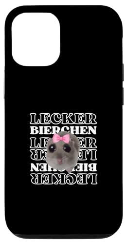 Hülle für iPhone 12/12 Pro Lecker Bierchen für Bierliebhaber Hamsti Meme Hülle für iPhone 12/12 Pro Lecker Bierchen für Bierliebhaber Hamsti Meme von Corez Memez