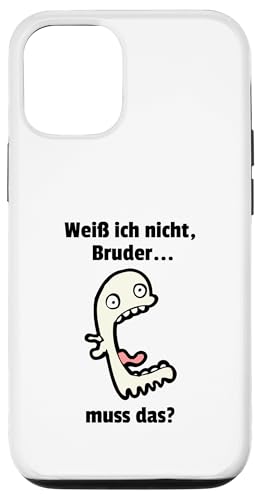Weiß ich nIcht Bruder... muss das? Lustiges Meme Hülle für iPhone 12/12 Pro Weiß ich nIcht Bruder... muss das? Lustiges Meme Hülle für iPhone 12/12 Pro von Corez Memez
