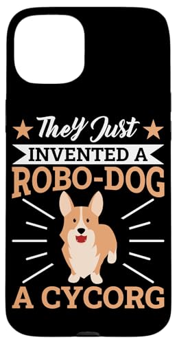 Cy-Corg Ein Robo-Dog im Corgi-Hundedesign Hülle für iPhone 15 Plus Cy-Corg Ein Robo-Dog im Corgi-Hundedesign Hülle für iPhone 15 Plus von Corgi Dog Designs For Small Dog People