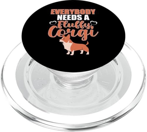 Flauschiges Corgi-Hunde-Design für Frauenbesitzer PopSockets PopGrip für MagSafe Flauschiges Corgi-Hunde-Design für Frauenbesitzer PopSockets PopGrip für MagSafe von Corgi Dog Designs For Small Dog People