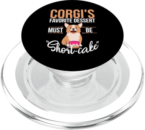 Short-Cake Dessert Corgi Dog Design für Corgi-Besitzer PopSockets PopGrip für MagSafe Short-Cake Dessert Corgi Dog Design für Corgi-Besitzer PopSockets PopGrip für MagSafe von Corgi Dog Designs For Small Dog People
