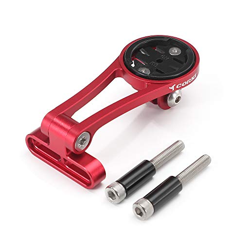 Corki Cycles Einstellbare Winkel aus Front Stem montiert Fahrradcomputer Fahrradhalterung Kompatibel mit Garmin Edge 130 350 500 520 520plus 530 830 1030 von corki