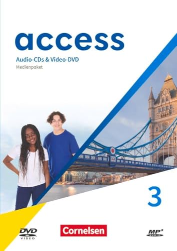Access - Allgemeine Ausgabe 2022 - Band 3: 7. Schuljahr: Audio-CDs und Video-DVD von Cornelsen Verlag GmbH