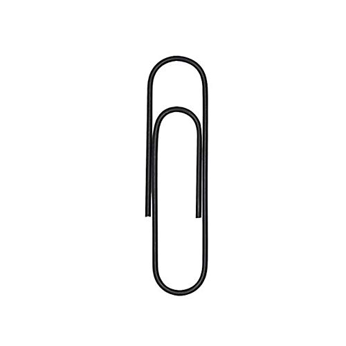 Büroklammern, 100 mm, Bürobedarf, niedliche Papiernadel, strapazierfähiges Lesezeichen, Schwarz, 50 Stück von Corner Cabin