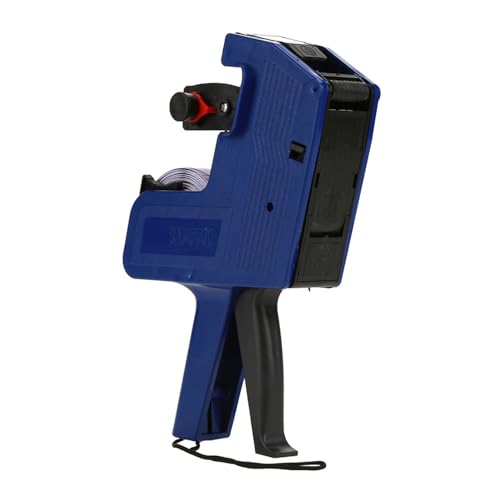Cornesty MX-5500 LABER 8-Ziffern Preisschild-Einzelhandels-Tool Enthalten Labels & Tinte Refill Gelb Rot Blau Festes Schönes Design Genauer Druck Handheld Markierung Leichtes Gewicht von Cornesty