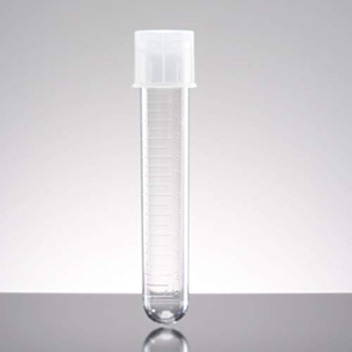 Corning Falcon Polystyrol Reagenzglas mit Rundem Boden und Schnappdeckel, Steril, 14ml Kapazität, 500 Stück von Corning