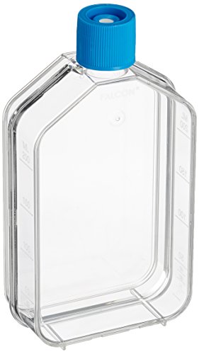 Corning Falcon 353810 Flask mit Vented Cap, Rectangular Straight Neck Cell Culture, 75 cm² von Corning