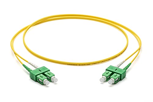 Corning Glasfaser Patchkabel 2x 2.0 mm - Singlemode Duplex: SC APC Duplex auf SC APC Duplex, 1m (Gelb) - SMF Ultra von Corning