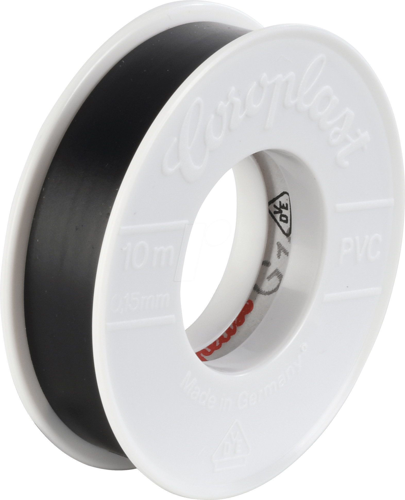 CORO 1623 - VDE Elektroisolierband, 10 m, 12 mm, schwarz von Coroplast