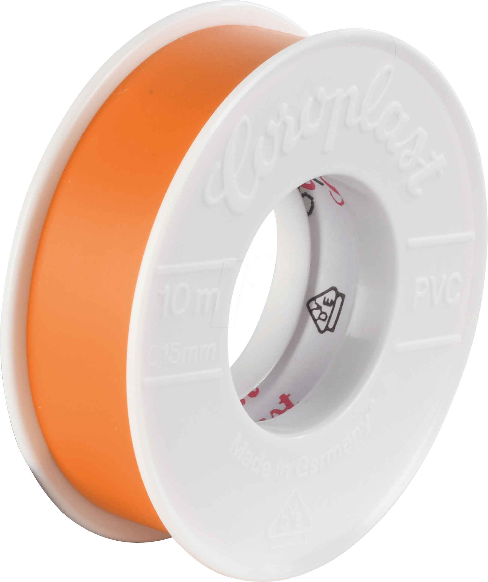CORO 1642 - VDE Elektroisolierband, 10 m, 15 mm, orange von Coroplast