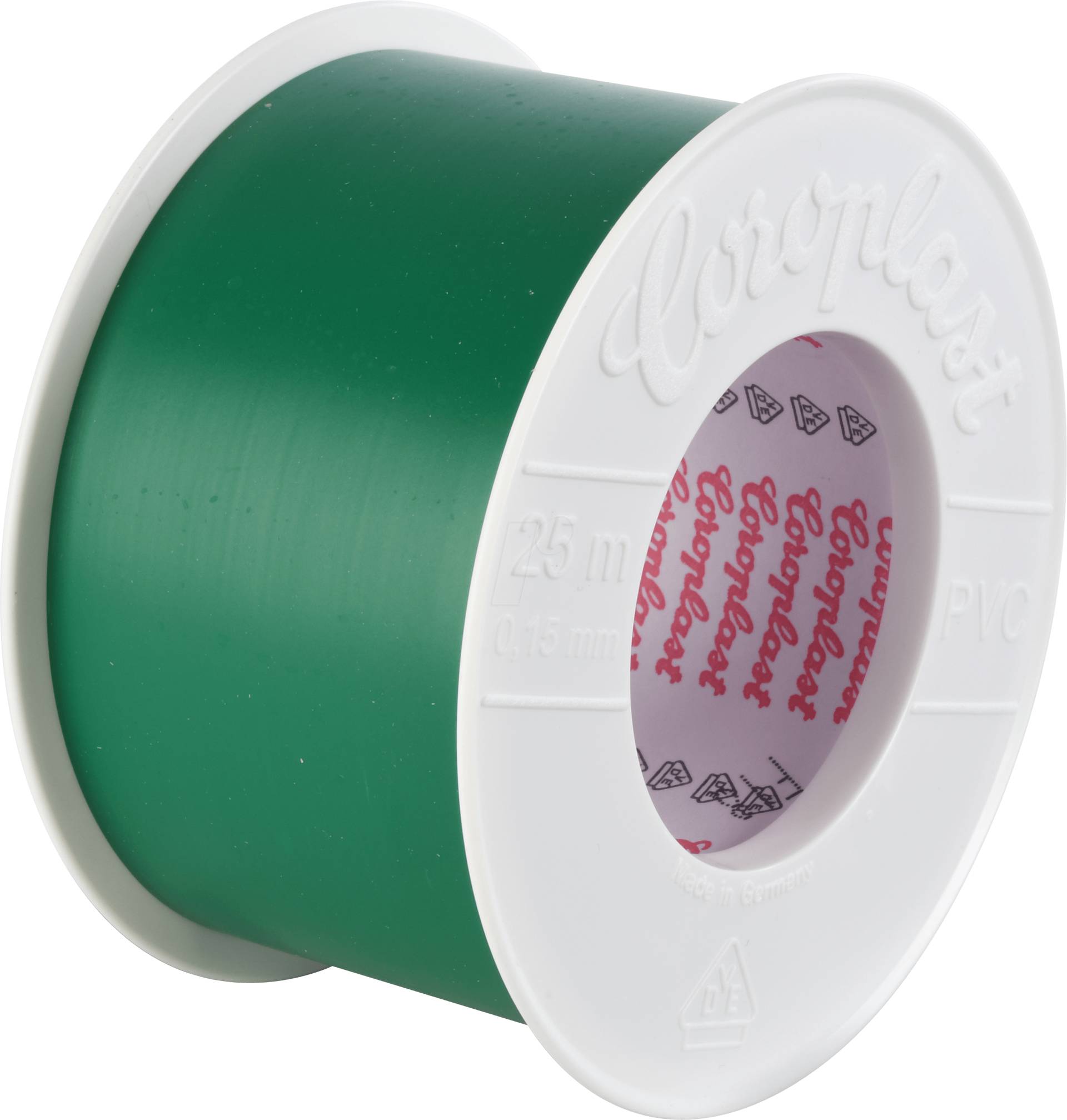 CORO 1888 - VDE Elektroisolierband, 25 m, 50 mm, grün von Coroplast