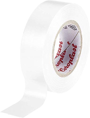 Coroplast 302 302-10-19WH Isolierband Weiß (L x B) 10m x 19mm. von Coroplast