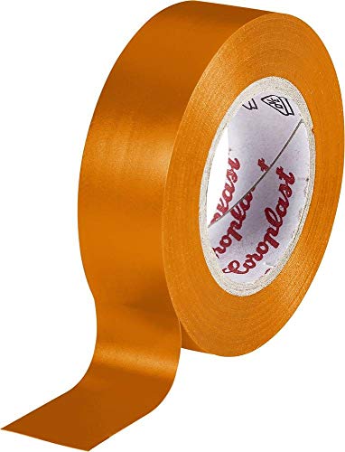 Coroplast 302 302-OG Isolierband Orange (L x B) 10m x 15mm, 1 Stück von Coroplast