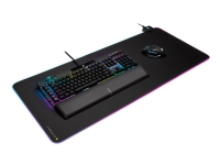 Corsair MM700 RGB, Schwarz, Monochromatisch, Gummi, USB, Anti-Rutsch-Basis, Gaming-Mauspad von Corsair Microsystems