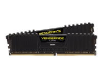 Corsair Vengeance LPX CMK64GX4M2D3600C18, 64 GB, 2 x 32 GB, DDR4, 3600 MHz, 288-pin DIMM, Schwarz von Corsair Microsystems